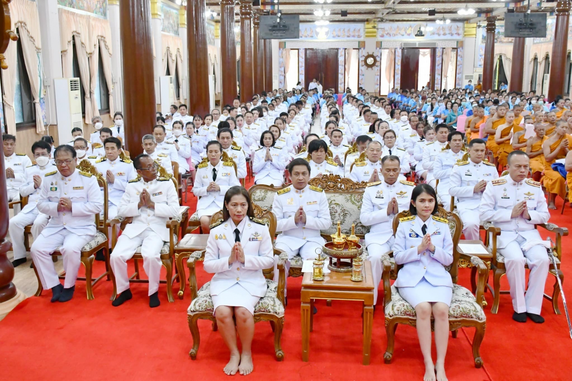 พิธีเจริญพระพุทธมนต์ถวายพระพรเนื่องในโอกาสวันคล้ายวันประสูติ สมเด็จพระเจ้าลูกยาเธอ เจ้าฟ้าทีปังกรรัศมีโชติฯ